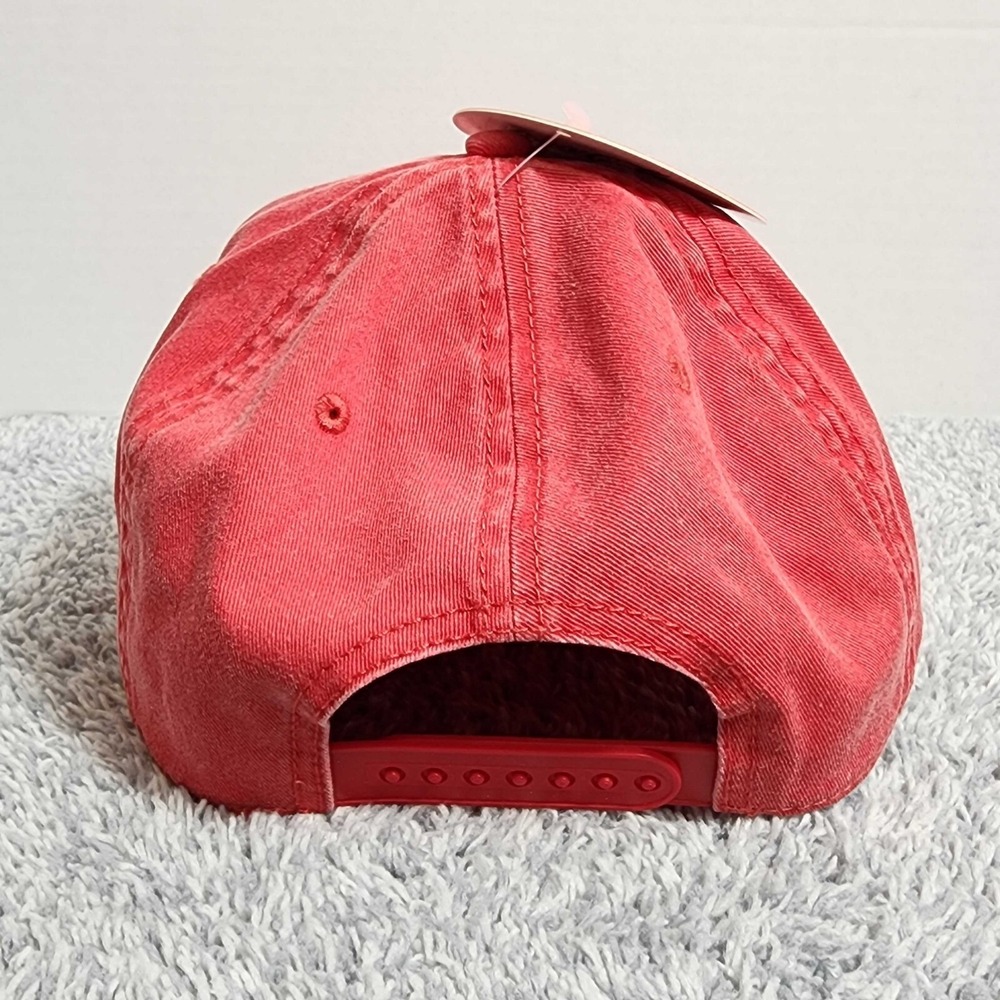 Coca Cola Classic Script Logo Red Snapback Rope Cap Hat Coke Adjustable NWT - Picture 5 of 10